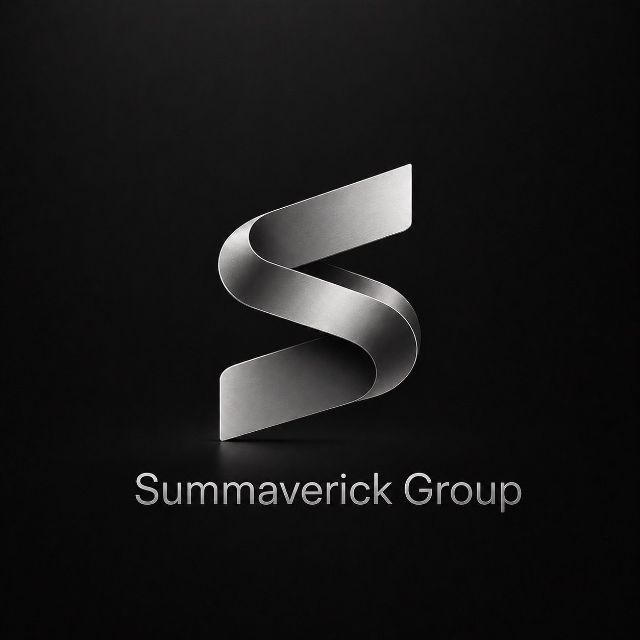 The Summaverick Group logo: a folded metallic S above the words Summaverick Group.